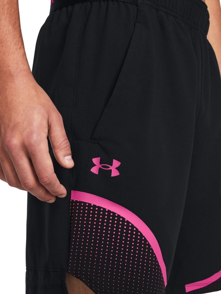 Under Armour Black/Pink Vanish Shorts - Image 4 of 4 Under Armour Black/Pink Vanish Shorts - Image 4 of 4