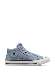 رمادي/أبيض - حذاء رياضة متوسط الطول Malden Street من Converse - صورة 1 من 11