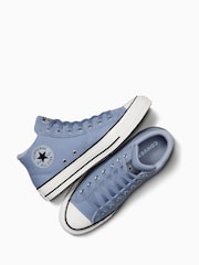 رمادي/أبيض - حذاء رياضة متوسط الطول Malden Street من Converse - صورة 9 من 11