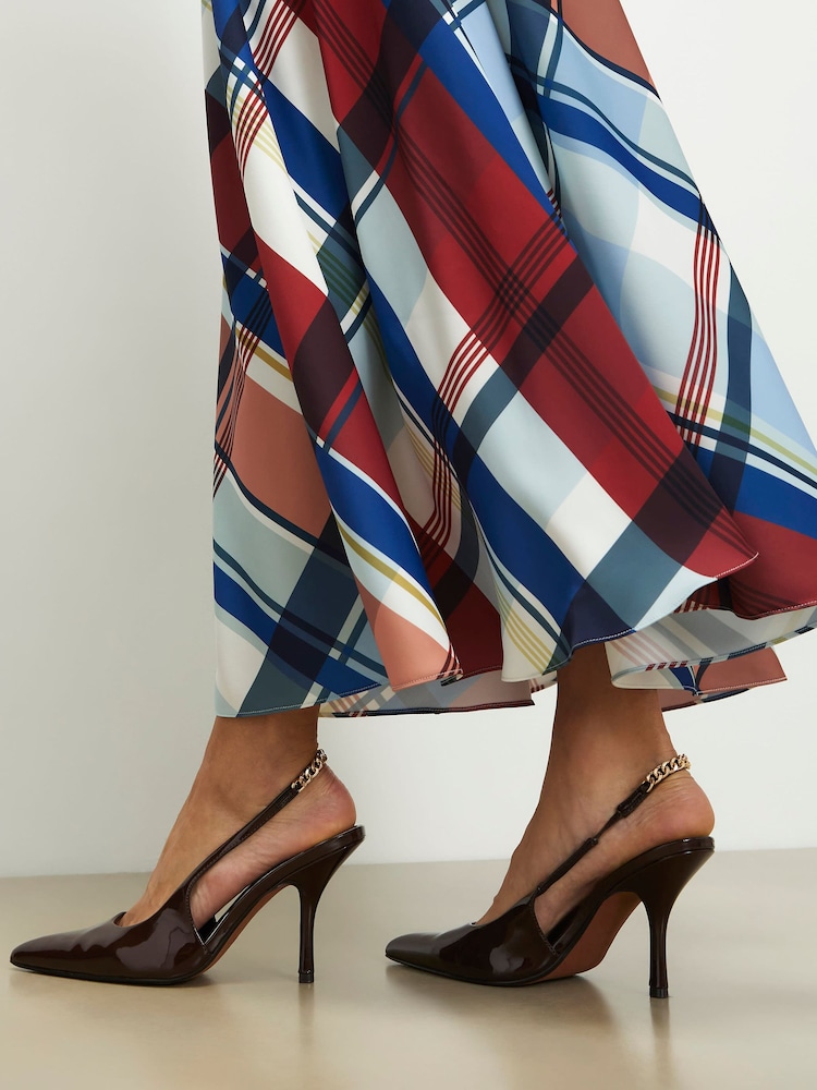 River Island Patent Slingback Chain Court Heels - Attēls 1 no 6 River Island Patent Slingback Chain Court Heels - Attēls 1 no 6