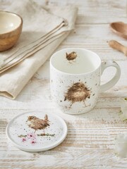 Royal Worcester Wrendale Fly the Nest Mug & Coaster - Image 2 of 6
