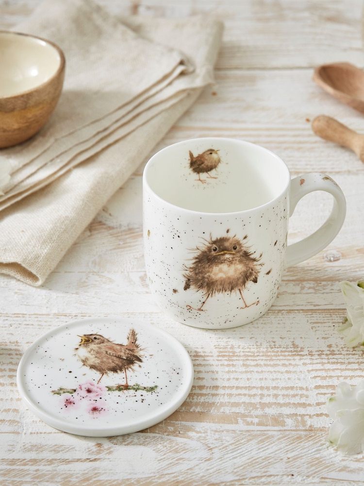Royal Worcester Wrendale Fly the Nest Mug & Coaster - Image 2 of 6 Royal Worcester Wrendale Fly the Nest Mug & Coaster - Image 2 of 6