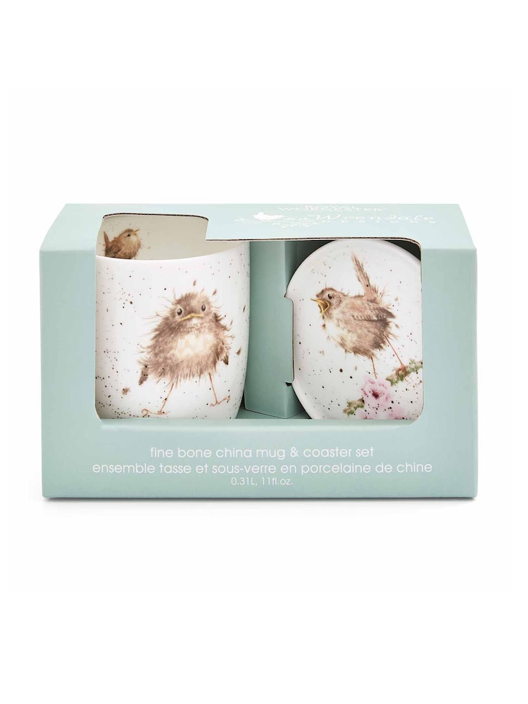 Royal Worcester Wrendale Fly the Nest Mug & Coaster - Image 6 of 6 Royal Worcester Wrendale Fly the Nest Mug & Coaster - Image 6 of 6
