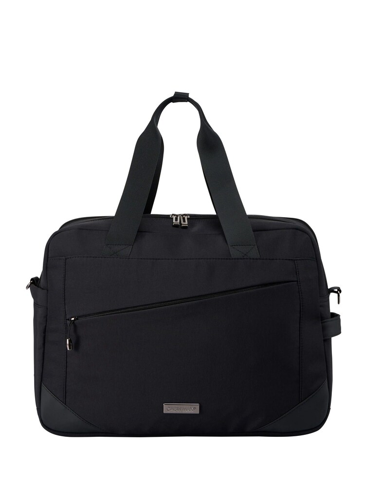 Cabin Max Black Manhattan Holdall – Underseat Cabin Travel Bag 40x30x20 - Image 2 of 5 Cabin Max Black Manhattan Holdall – Underseat Cabin Travel Bag 40x30x20 - Image 2 of 5