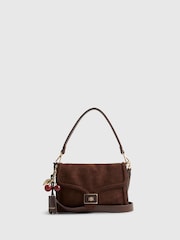River Island Brown Tab Front Slouchy Shoulder Bag - Image 2 of 6