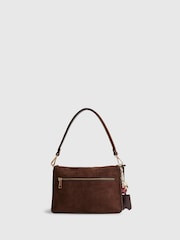 River Island Brown Tab Front Slouchy Shoulder Bag - Image 4 of 6