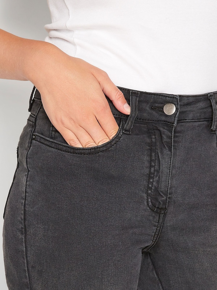 Long Tall Sally Black AVA Stretch Skinny Jeans - Image 3 of 3