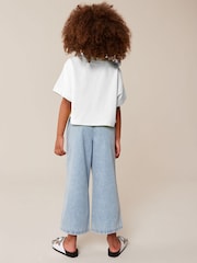 White 100% Cotton Boxy T-Shirt (3-16yrs) - Image 3 of 6