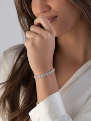Beaverbrooks Cubic Zirconia Halo Bracelet - Image 2 of 3