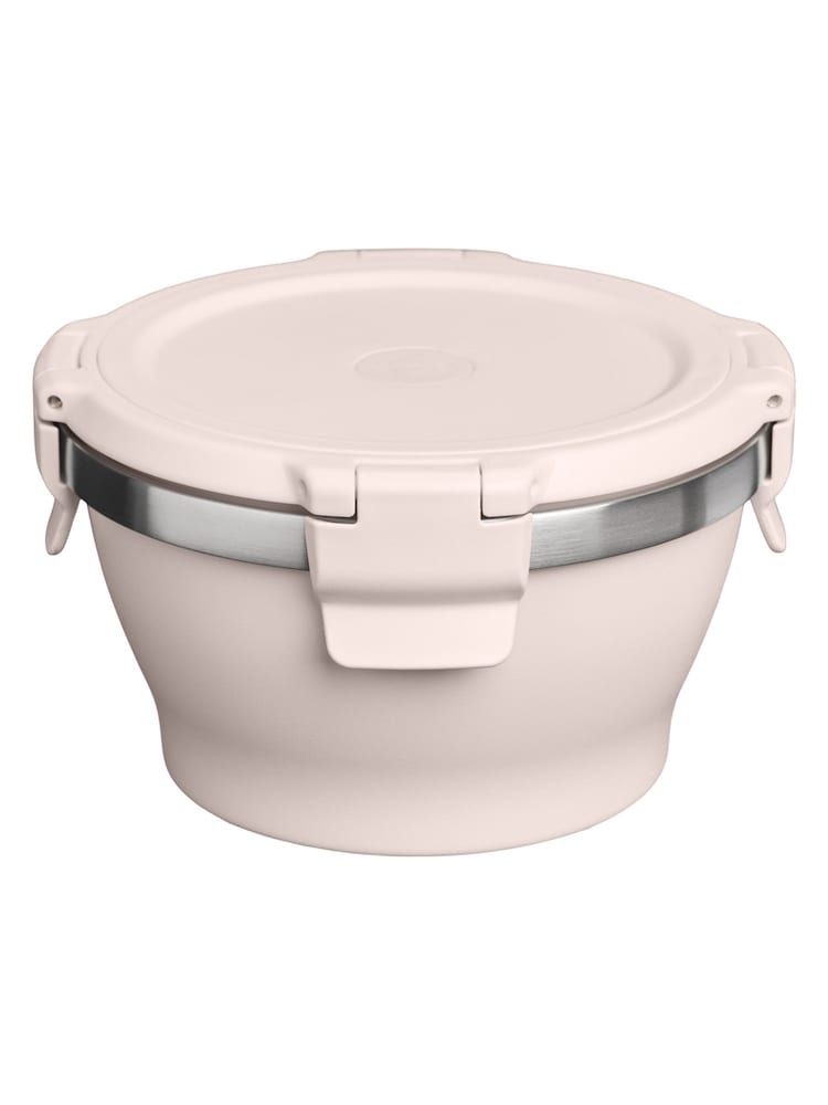 Stanley Rose Quartz The Fresh-To-Table Leakproof Bowl - Image 2 of 3 Stanley Rose Quartz The Fresh-To-Table Leakproof Bowl - Image 2 of 3