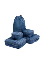Cabin Max Blue Classic Striped 5-Piece Packing Cube Set - Image 1 of 6