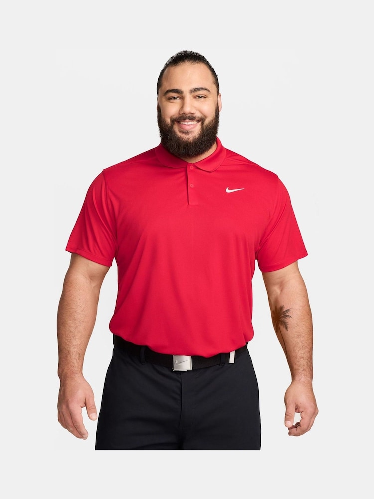 Nike University Red Court Dri-FIT Tennis Polo Shirt - Image 5 of 8