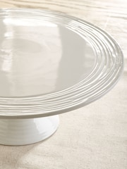 White Malvern Embossed Cake Stand - Image 3 of 3