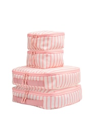 Cabin Max Pink Classic Striped 5-Piece Packing Cube Set - Image 2 of 6