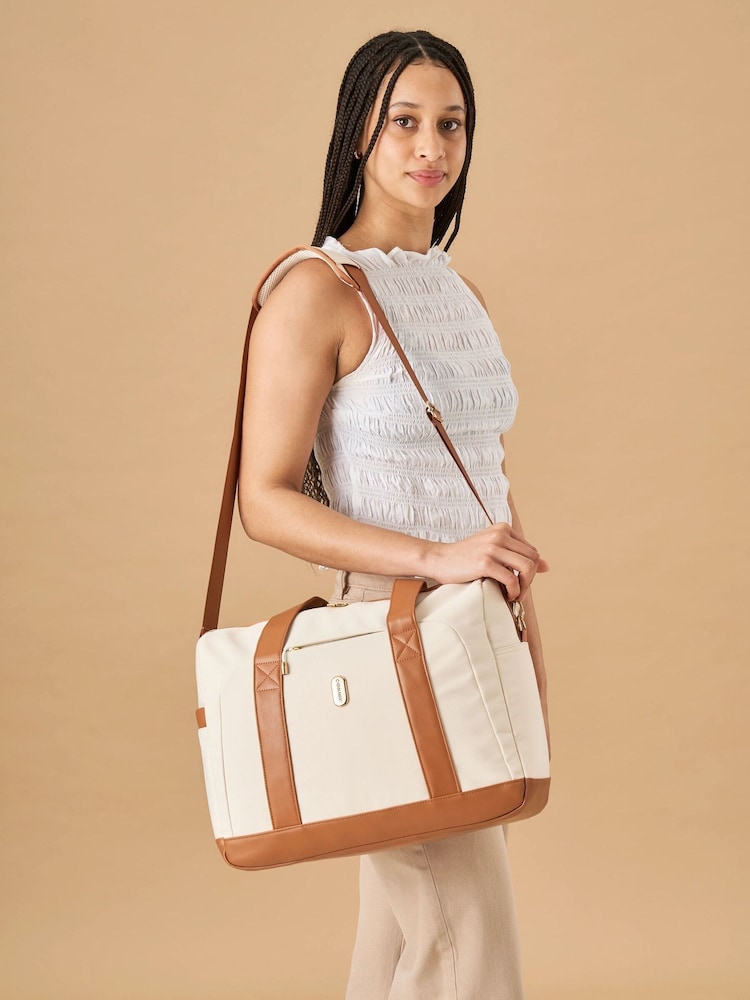 Cabin Max Cream Santa Cruz Holdall Personal Item Bag - Image 1 of 5 Cabin Max Cream Santa Cruz Holdall Personal Item Bag - Image 1 of 5
