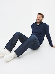FatFace Dark Vintage Blue Bootcut Jeans - Image 4 of 5