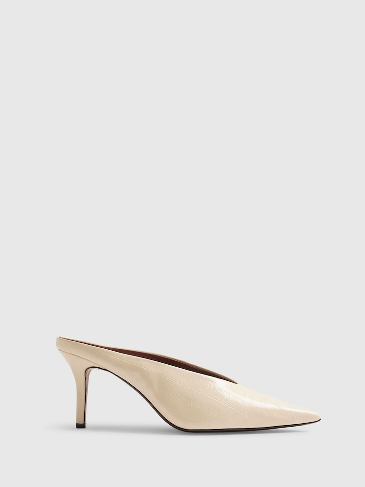 River Island High Throat Mule Court Heels - 5суретінің 1 суреті River Island High Throat Mule Court Heels - 5суретінің 1 суреті