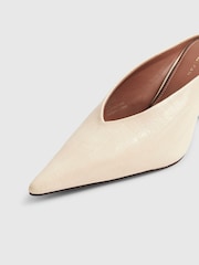 River Island High Throat Mule Court Heels - 5суретінің 4 суреті