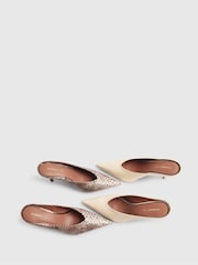 River Island High Throat Mule Court Heels - 5суретінің 5 суреті
