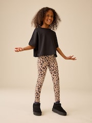 Animal Long Length Leggings (3-16yrs) - Image 2 of 4