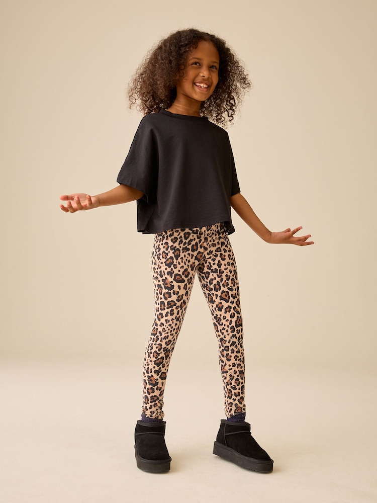 Animal Long Length Leggings (3-16yrs) - Image 2 of 4