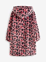 Pink Animal Print Hooded Blanket (3-16yrs) - Image 5 of 6