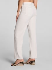 Spanx Cream Authentic 360 90s Straight Leg Jeans - Image 3 of 5