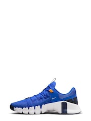 Nike Blue Free Metcon 5 Training Trainers - Image 4 of 11