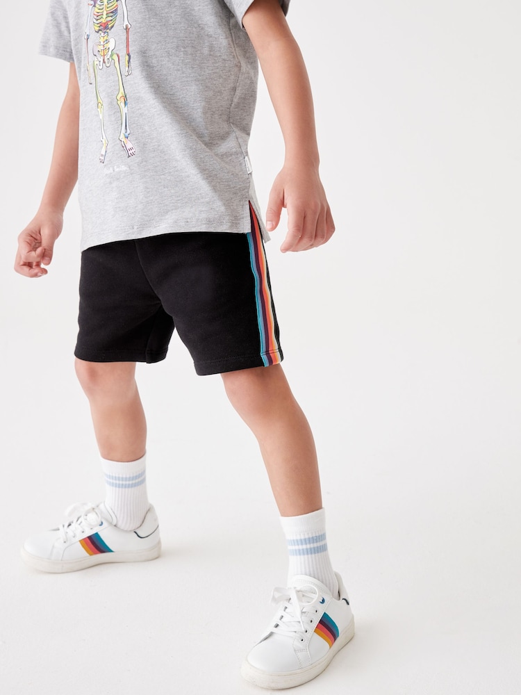 Paul Smith Junior Boys 100% Cotton Artist Stripe Sweat Shorts - Image 1 of 14