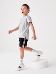 Paul Smith Junior Boys 100% Cotton Artist Stripe Sweat Shorts - Image 3 of 14