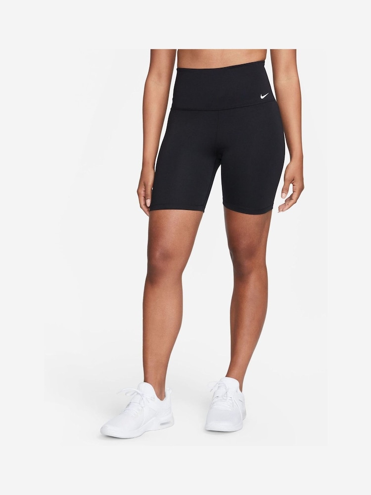 Nike Black Dri-FIT One High-Waisted 7" Biker Shorts - Image 1 of 6
