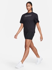 Nike Black Dri-FIT One High-Waisted 7" Biker Shorts - Image 2 of 6