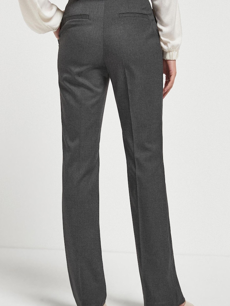 Charcoal Grey Tailored Boot Cut Trousers - Image 2 of 4
