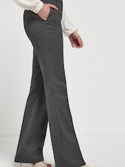 Charcoal Grey Tailored Boot Cut Trousers - Image 3 of 4