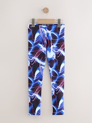 Blue Swirl Long Length Leggings (3-16yrs) - Image 1 of 4