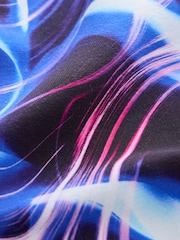Blue Swirl Long Length Leggings (3-16yrs) - Image 4 of 4