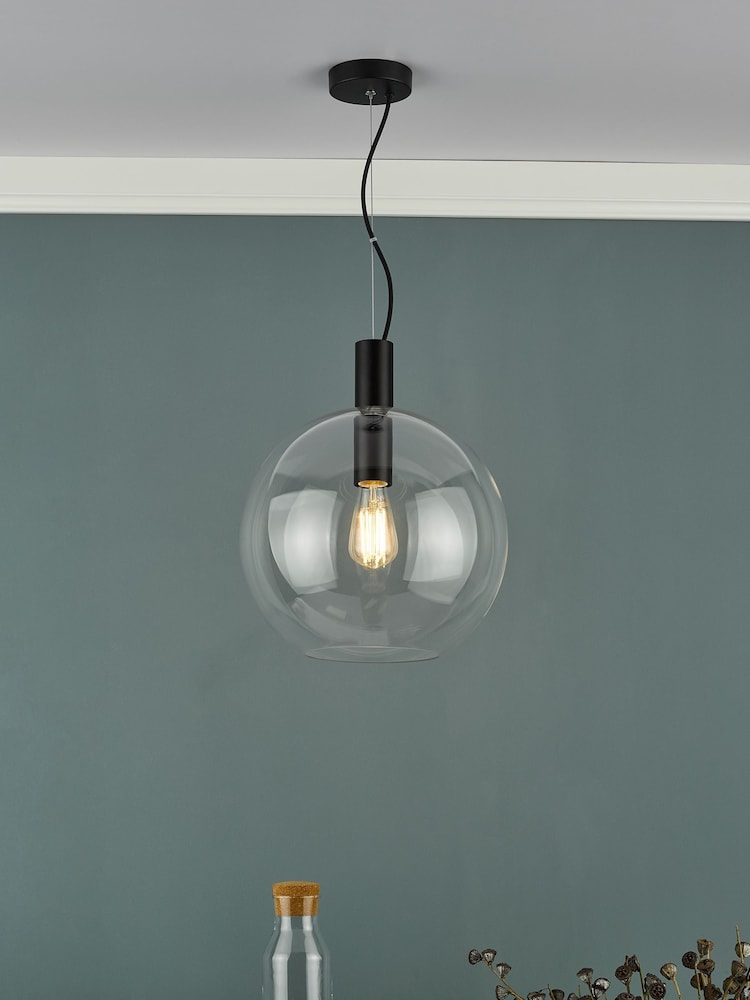 Dar Lighting Black Zulu Ceiling Light Pendant - Image 1 of 4 Dar Lighting Black Zulu Ceiling Light Pendant - Image 1 of 4