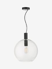Dar Lighting Black Zulu Ceiling Light Pendant - Image 2 of 4