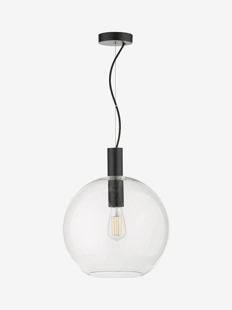 Dar Lighting Black Zulu Ceiling Light Pendant - Image 2 of 4 Dar Lighting Black Zulu Ceiling Light Pendant - Image 2 of 4