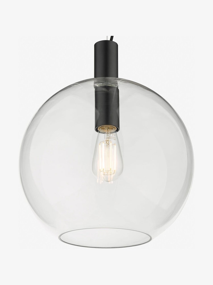 Dar Lighting Black Zulu Ceiling Light Pendant - Image 4 of 4