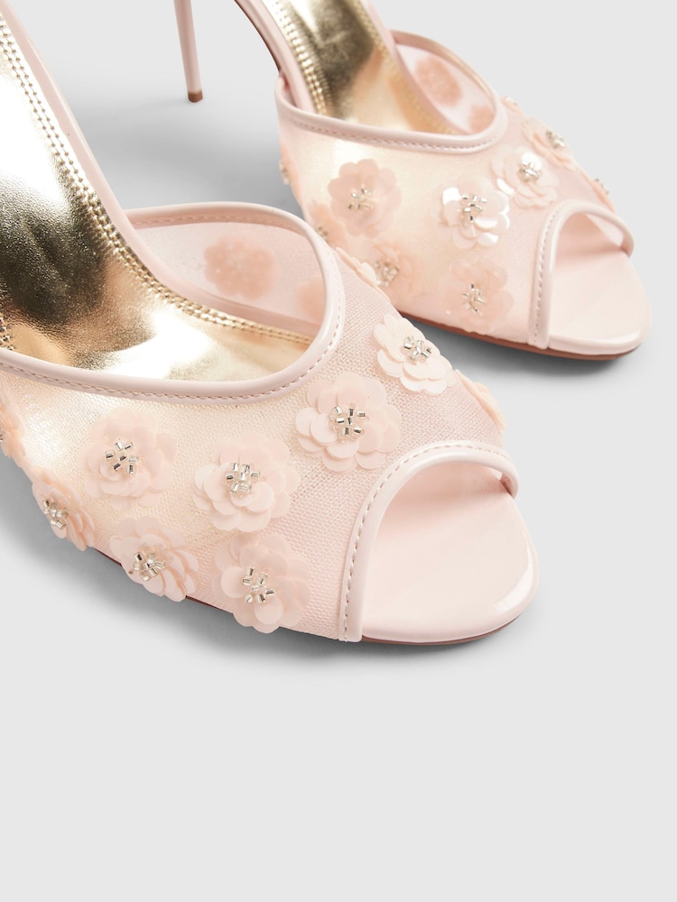 River Island гүл торлы өкшелі аяқ киім - 5суретінің 5 суреті