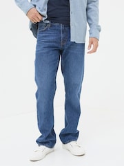 FatFace Stone Wash Blue Bootcut Jeans - Image 1 of 6