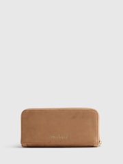 River Island Brown 3D Floral Suedette Purse - Image 2 of 5