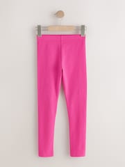 Pink/Lilac/Berry Long Length Leggings 3 Pack (3-16yrs) - Image 2 of 7