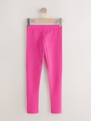 Pink/Lilac/Berry Long Length Leggings 3 Pack (3-16yrs) - Image 3 of 7