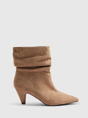 River Island Slouch Cone Heel Ankle Boots - صورة 2 من 5