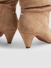 River Island Slouch Cone Heel Ankle Boots - صورة 4 من 5