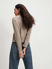 River Island Brown Clean Double Layer Cardigan - Image 3 of 4