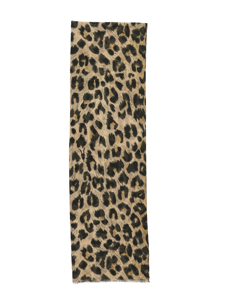 AllSaints Brown Leppo Pareo Scarves - Image 1 of 4
