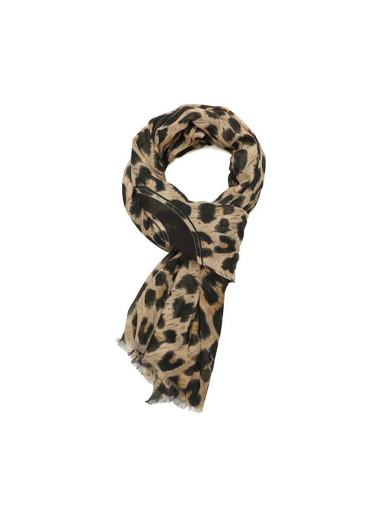 AllSaints Brown Leppo Pareo Scarves - Image 2 of 4